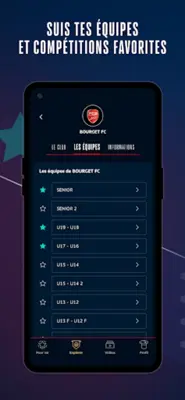 myFFF | Équipes & Compétitions android App screenshot 4